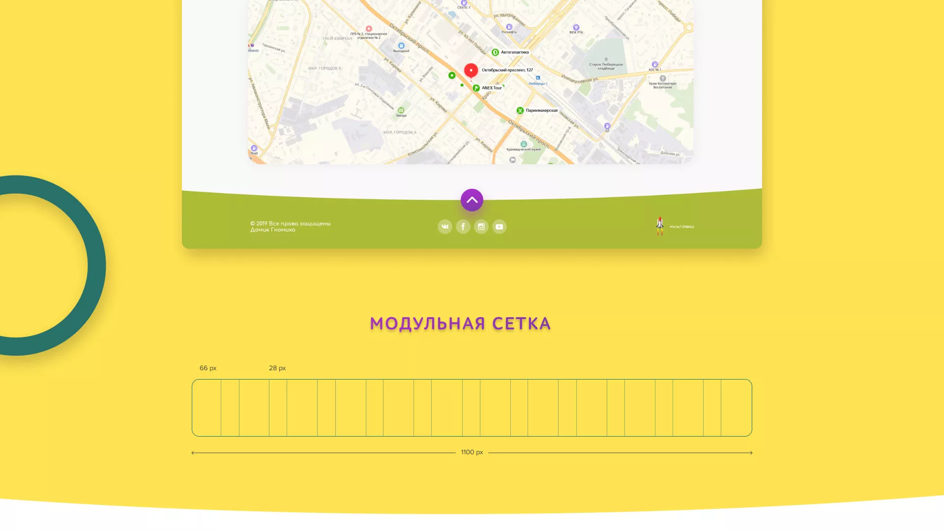 Разработка сайта детского активити-клуба «Домик гномика» в Чехове