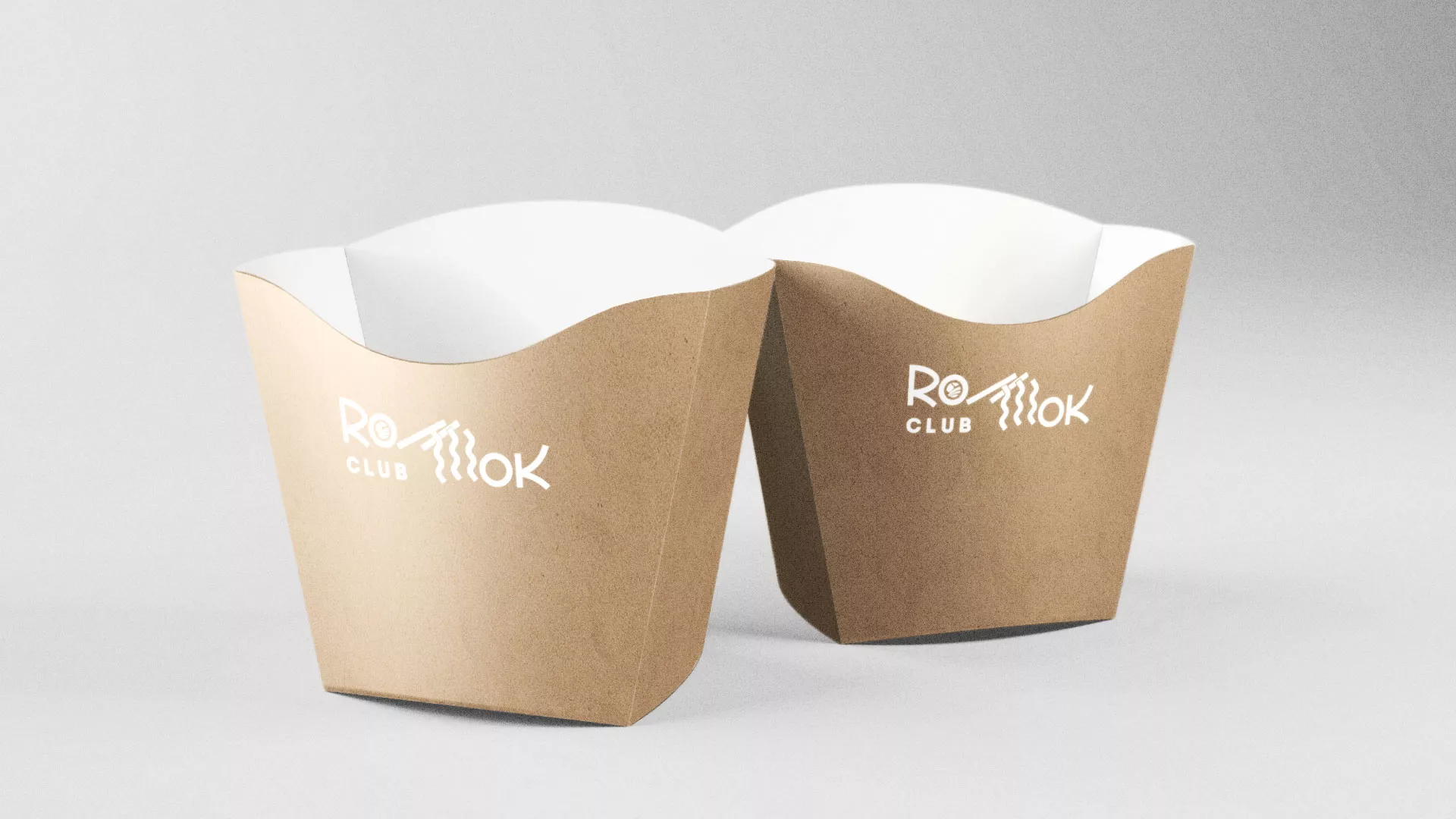 Создание логотипа суши-бара «Roll Wok Club» в Чехове
