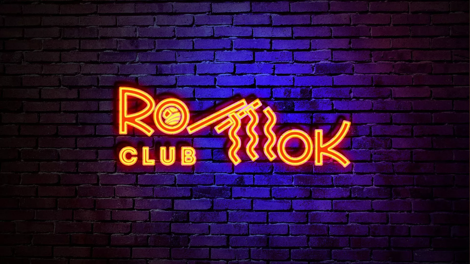 Разработка интерьерной вывески суши-бара «Roll Wok Club» в Чехове